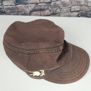 Lucky Brand Embroidered Brown Hat